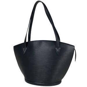 Louis Vuitton Saint Jacques Shopping Shoulder Bag Tote Epi Noir Black